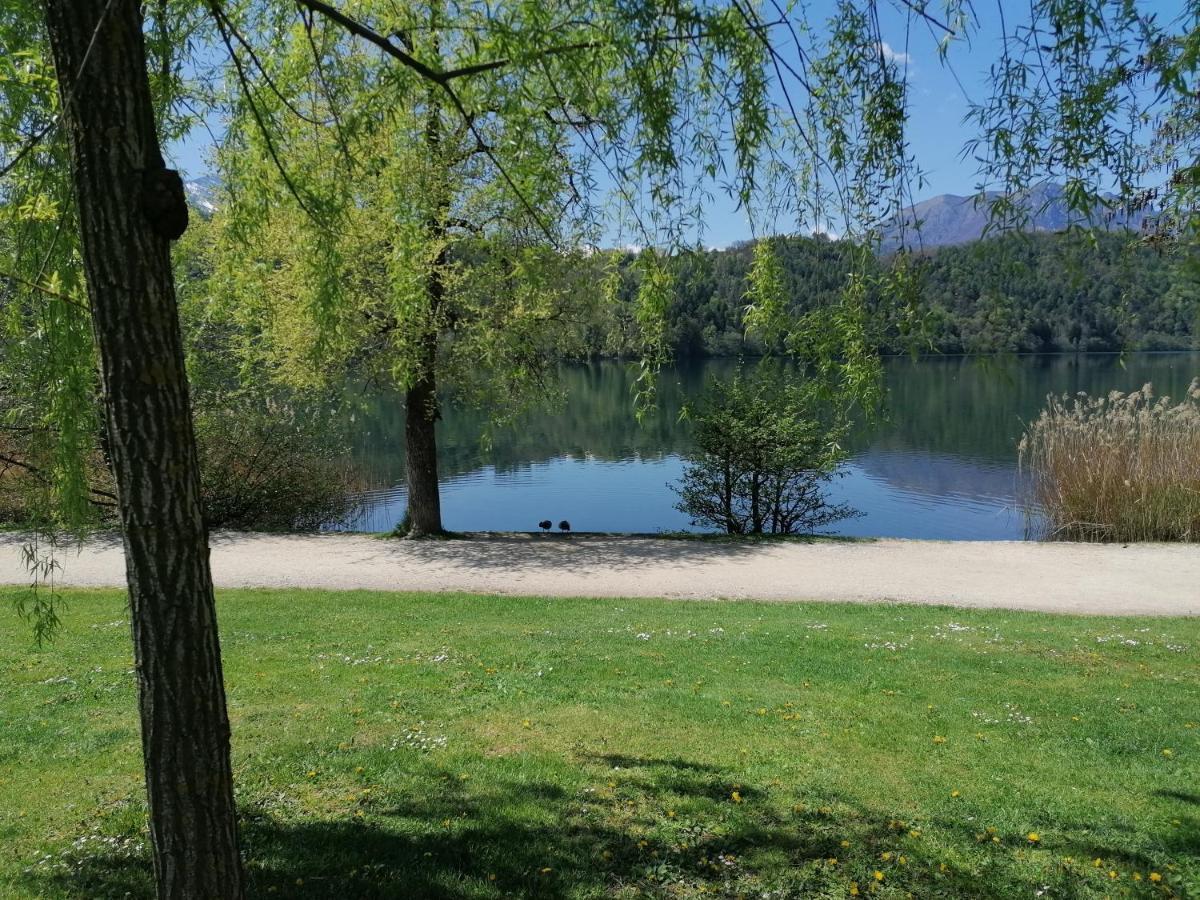 Ca' Dei Cigni Lägenhet Calceranica al Lago Exteriör bild